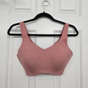 Knix Sports Bra Wireless Comfort Support Mauve Size 6 High Impact Athleisure